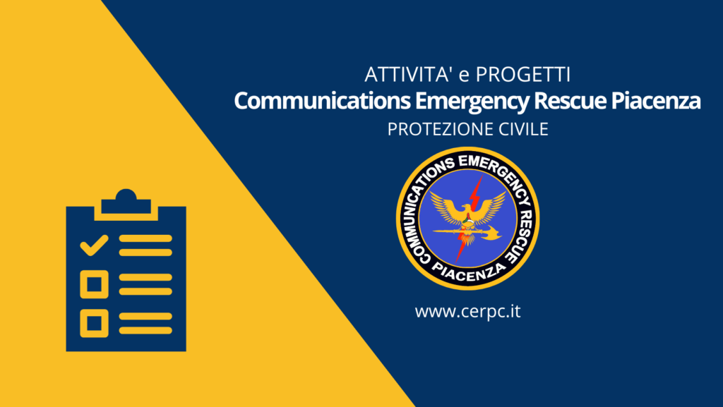 I° Giornata di verifica delle Sale Radio dei Centri Operativi convenzionati con C.E.R. Piacenza – 2022